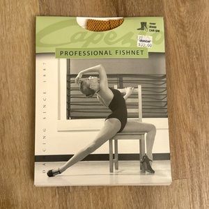 Capezio Professional Fishnet Women’s S/M Carmel Color